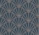 Non-woven wallpaper ornaments blue white gold 37528-3 1