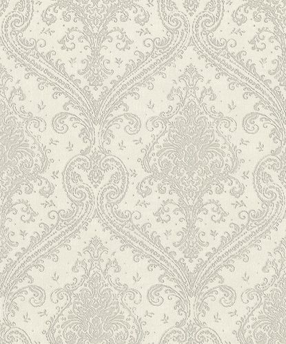 Non-Woven Wallpaper Rasch Baroque cream Metallic