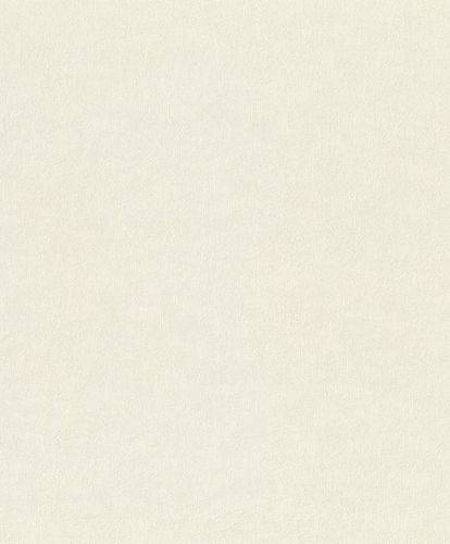 Non-Woven Wallpaper Rasch Plain cream Metallic 420616