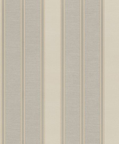 Non-Woven Wallpaper Rasch Block Stripes grey 421019