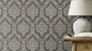 Non-Woven Wallpaper Rasch Opulent anthracite 421156 3