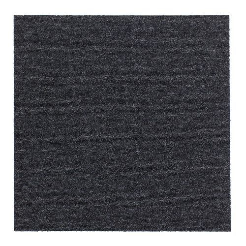 Carpet Tile Rug Diva Hard-Wearing black 50x50 cm