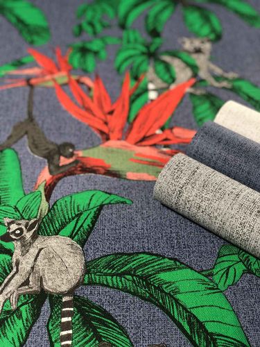 non-woven wallpaper plain textile optics greige 32666