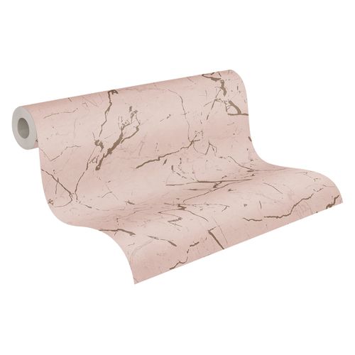 Non-Woven Wallpaper Mable beige gold Gloss 37855-4