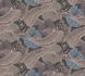 Non-Woven Wallpaper Fish blue copper Metallic 37859-4 1