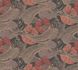 Non-Woven Wallpaper Fish brown red Metallic 37859-5 1