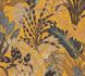 Non-Woven Wallpaper Floral Leaves yellow brown 37860-1 1