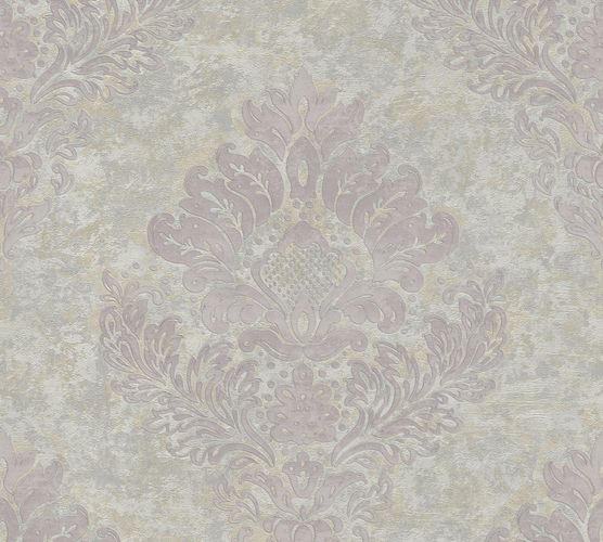 Non-Woven Wallpaper Barock grey copper Gloss 37901-4