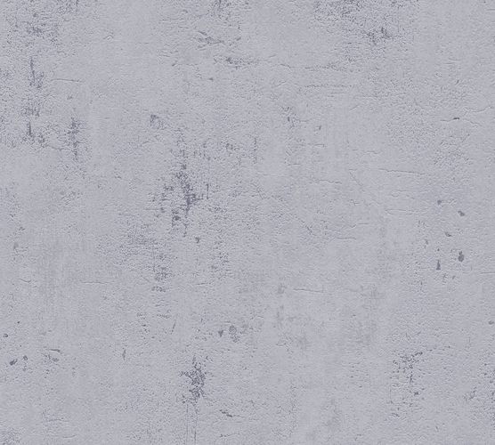 Non-Woven Wallpaper Concrete blue grey 37903-6