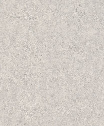 non-woven wallpaper Rasch plain grey Andy Wand 649321