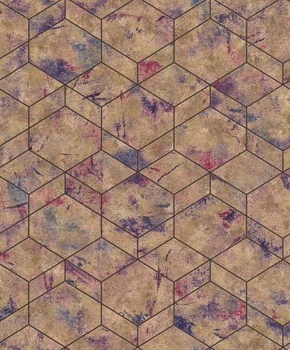 non-woven wallpaper Andy Wand cubes by Rasch 649611