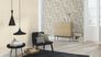 room image non-woven wallpaper Rasch Andy Wand plain textured 650570 3