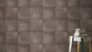 Non-Woven Wallpaper Rasch Fur Squares brown 419139 3