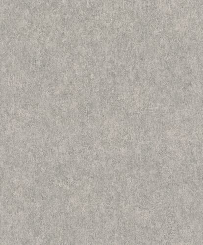 Non-Woven Wallpaper Rasch Plain Plaster dark grey 617191