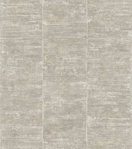 Non-Woven Wallpaper Rasch Stripes taupe Metallic 617627