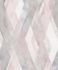 Non-Woven Wallpaper Diamond Graphic pink grey 32449 1