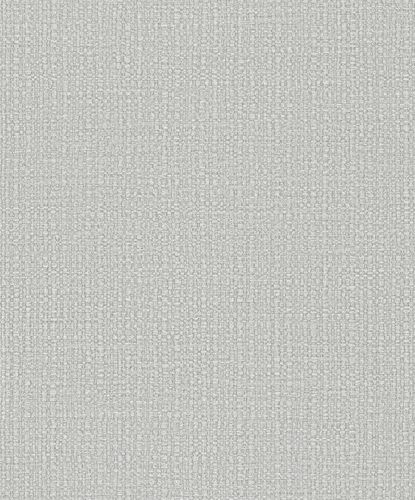 Non-Woven Wallpaper Bast Look Metallic grey silver 32806