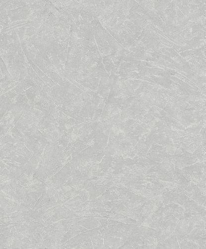 Non-Woven Wallpaper Plaster Look Metallic grey 32815