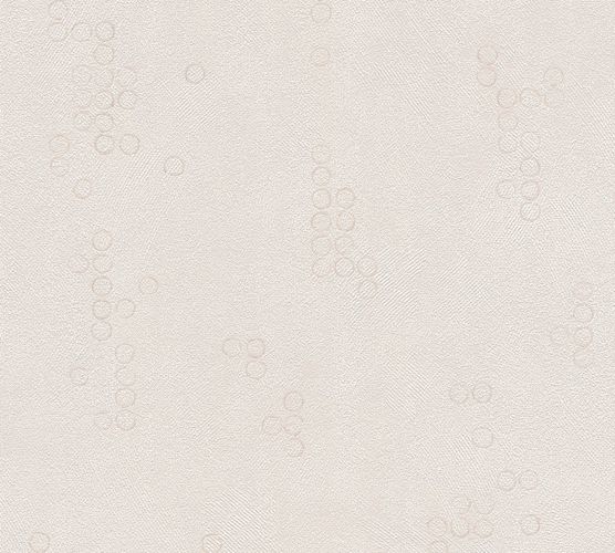 Non-Woven Wallpaper Dots Graphic beige 37763-3