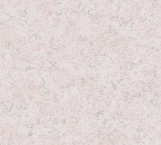 Non-Woven Wallpaper Mottled Metallic pink grey 3777-39