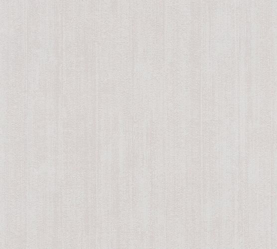 Non-Woven Wallpaper Plain Strokes cream-grey 37833-9