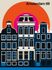 Photo Wallpaper Non-Woven Amsterdam Skyline Retro orange 2