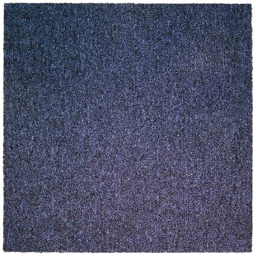 Carpet Tile Hard-Wearing Rug Diva blue black 50x50 cm