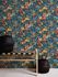 Non-Woven Wallpaper Flowers dark blue colourful 37756-4 5