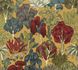 Non-Woven Wallpaper Floral Palms yellow red blue 37757-1 1