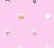 Wallpaper Kids Animals Stars Bubbles pink white 38143-2 1