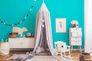 Wallpaper Kids Plain Design turquoise 38313-6 4