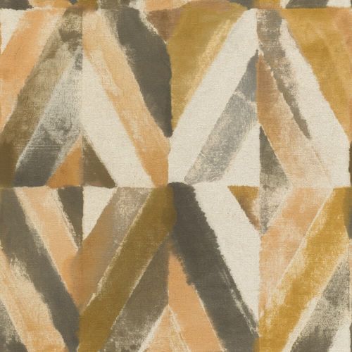 Image Non-Woven Wallpaper Rasch Ethno orange brown 704044