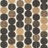 Photo Non-Woven Wallpaper Rasch Circles black gold 539738 1