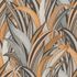 Photo Non-Woven Wallpaper Rasch Leaves Floral brown 541274 1