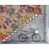 Picture Photo Wallpaper Non-Woven Floral Graphic orange green 1