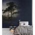 Image Photo Wallpaper Non-Woven Painting Image Forest blue 1