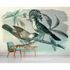 Image Photo Wallpaper Non-Woven Birds Tropic cream black 1