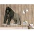 Image Photo Wallpaper Non-Woven Gorilla Wood Panels brown 1