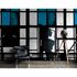 Picture Photo Wallpaper Non-Woven Window Studio blue black 1