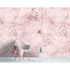 Picture Photo Wallpaper Non-Woven Mable Watercolour grey pink 1