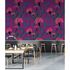 Picture Photo Wallpaper Non-Woven Cloves Leaves pink purple 1