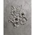 Picture Photo Wallpaper Non-Woven 3D Flowers Concrete grey 2