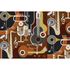 Picture Photo Wallpaper Non-Woven Instruments Retro brown beige 2