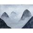 Image Photo Wallpaper Mountains Birds Fog grey black 2