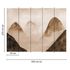 Picture Photo Wallpaper Mountains Birds Fog brown beige 3