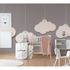 Room Image Photo Wallpaper Clouds Mobile Kids grey white 1