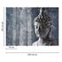 Photo Wallpaper Buddha Asia Sculpture blue grey 4