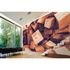 Room Image Photo Wallpaper 3D Concrete Blocks Stones copper 1