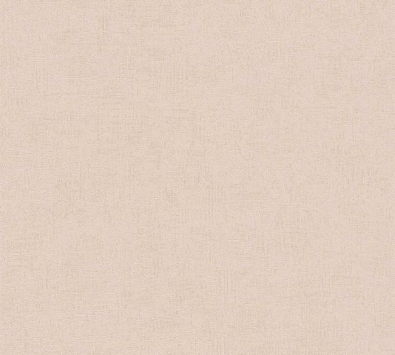 Image Non-Woven Wallpaper Plain pink-beige Glitter 38197-8