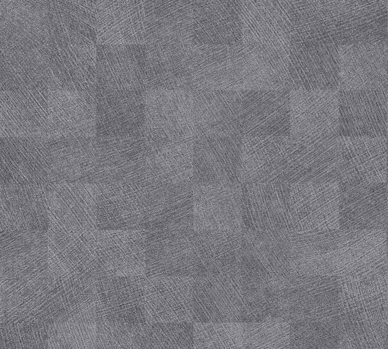 Image Non-Woven Wallpaper Checked anthracite Gloss 38200-4